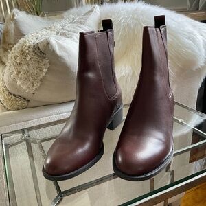 Cole Haan Mara Grand CHLS Boot in Harvest Brown Leather SZ 7.5 B